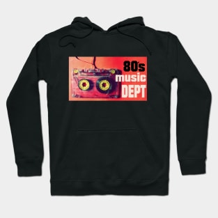 80s music department vintage cassete posterart Hoodie